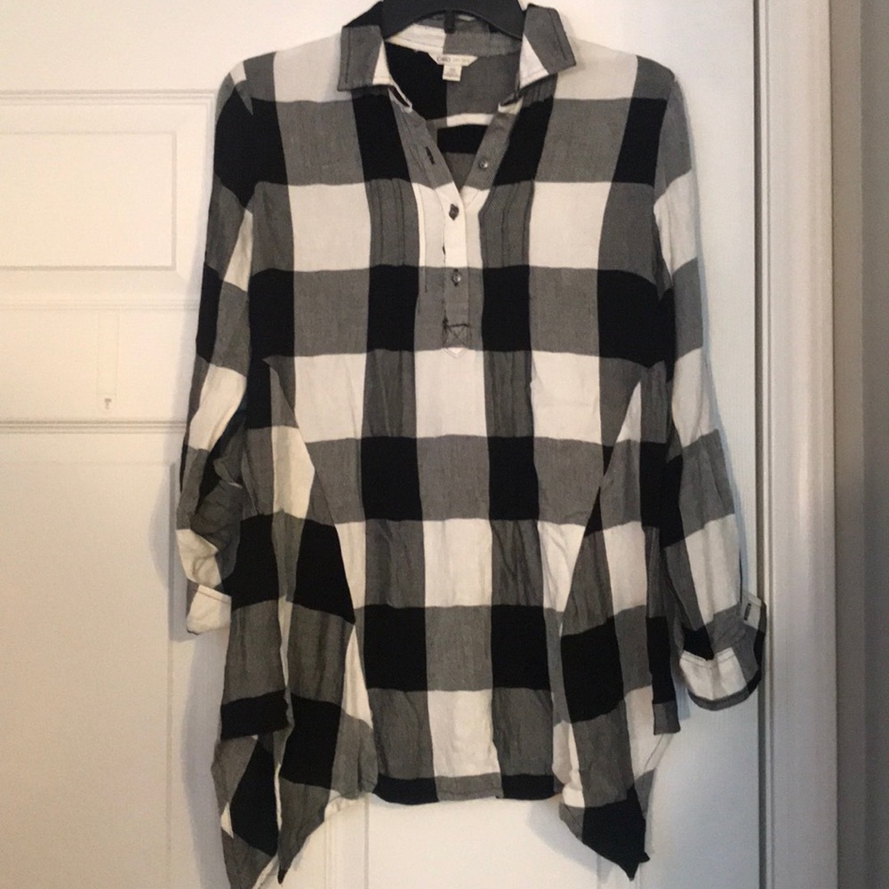 Gingham Print shirt